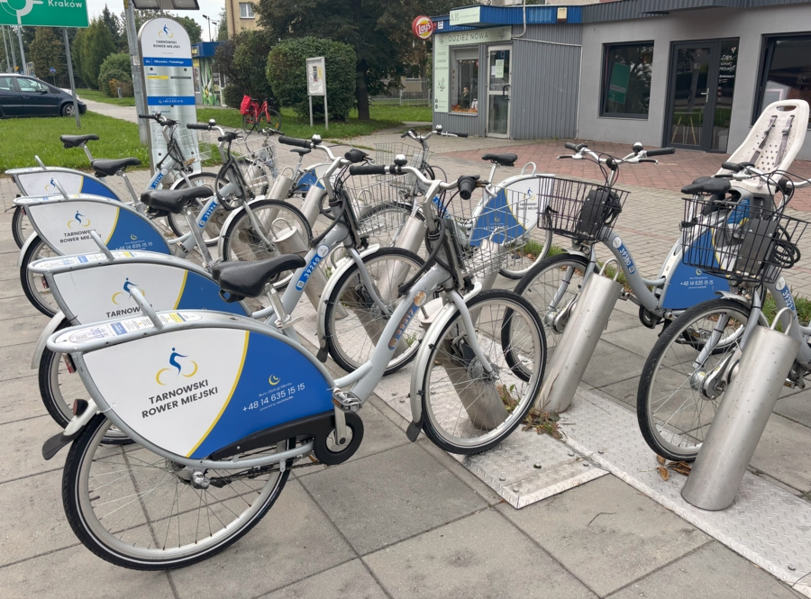 Stacja rowerowa na Klikowskiej